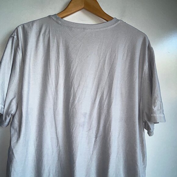 VUORI Light Gray Crewneck Soft Pima Cotton Tuvalu Tee Shirt Men's XL - Picture 5 of 10